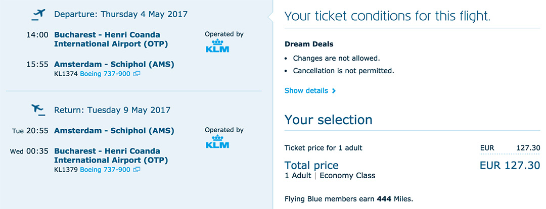 Promo Air France KLM. Tarife cu pana la 40% mai mici 2 ams-127