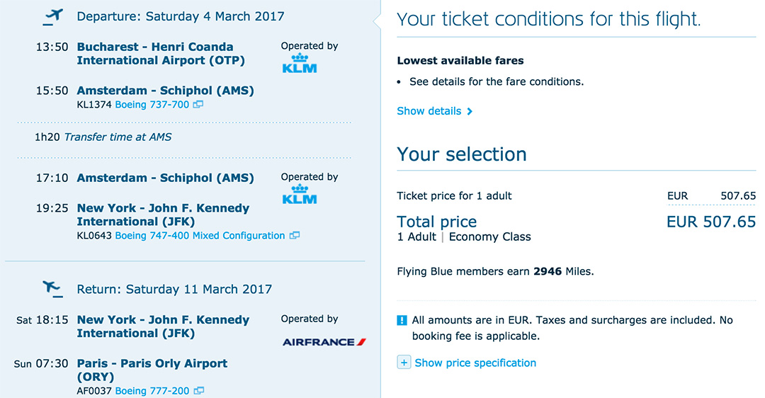 Promo Air France KLM. Tarife cu pana la 40% mai mici 4 jfk-508
