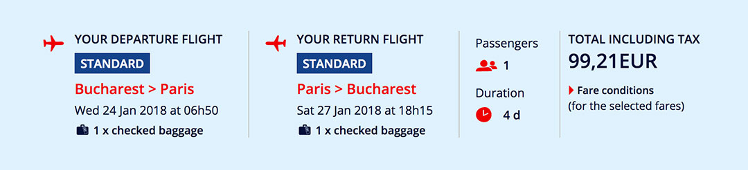 Promotie Air France. 99 de euro la Paris, cu bagaj de cala si taxe incluse 2 paris-99