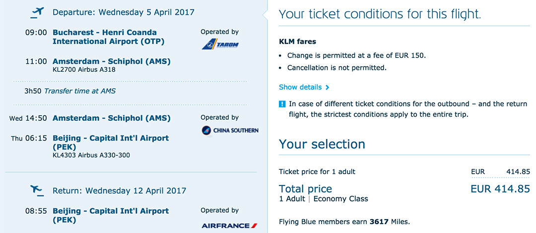 Promo Air France KLM. Tarife cu pana la 40% mai mici 3 pek-415